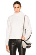 Rag & Bone Ida Turtleneck Sweater In White,gray
