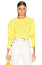 Isabel Marant Conway Sweater In Yellow