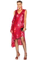 Magda Butrym Bristol Dress In Pink,red