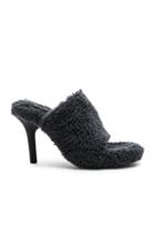 Yeezy Season 7 Faux Shearling Mule In Gray