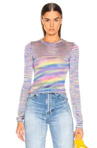 Georgia Alice Penelope Long Sleeve Tee In Blue,pink,purple,stripes