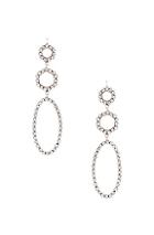 Isabel Marant Drop Earrings In Metallic Silver