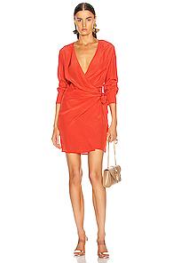 Iro Ophie Dress In Orange