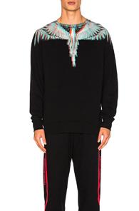 Marcelo Burlon Salvador Crew In Black
