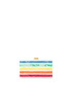Edie Parker Jean Striped Clutch In Stripes,white