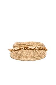 Lola Hats Ruffle Visor In Neutrals