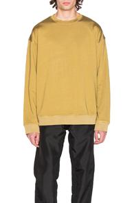 Yeezy Season 3 Plaited Jersey Crewneck In Green