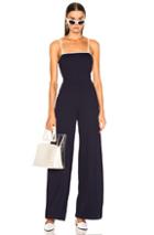 Staud Twilo Jumpsuit In Blue,white