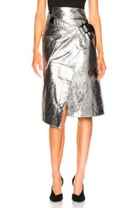 Petar Petrov Ruth Wrap Skirt In Metallic
