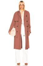 Acne Studios Olicia Coat In Brown,orange