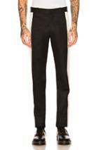 Alexander Mcqueen Side Panel Trousers In Black,white