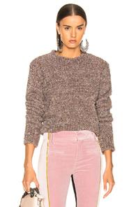 Sies Marjan Freddy Slim Sweater In Metallic,pink