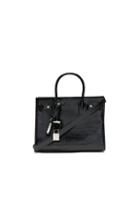 Saint Laurent Baby Patent Supple Sac De Jour In Black