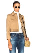 Alexachung Cropped Patch Pocket Jacket In Neutrals