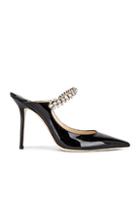 Jimmy Choo Bing Patent Leather Heels In Black