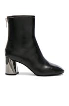 3.1 Phillip Lim Leather Drum Boots In Black