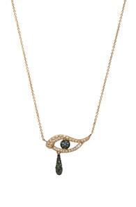 Ileana Makri Angry Tears Necklace In Metallics