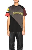 Givenchy Oversized Sport Tee In Black,gray,red