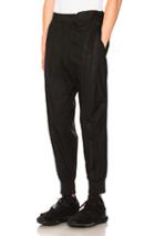 Y-3 Yohji Yamamoto Poplin Pants In Black