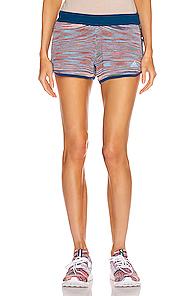 Adidas By Missoni Marathon 20 Short In Blue,orange,stripes