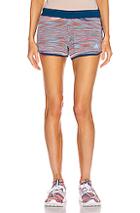 Adidas By Missoni Marathon 20 Short In Blue,orange,stripes