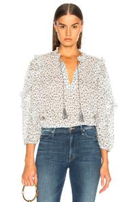 Ulla Johnson Lillian Top In Abstract,white