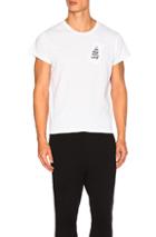 Ann Demeulemeester Love Embroidery Tee In White