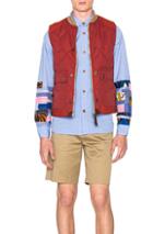 Junya Watanabe X Duvetica Nylon Vest In Red