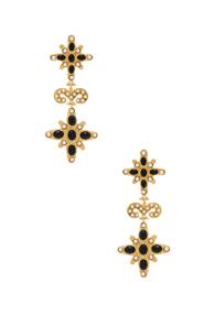 Christie Nicolaides Elsa Earrings In Metallics,black