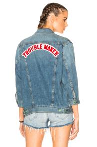 Sandrine Rose The Trouble Denim Jacket In Blue