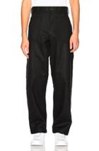 Comme Des Garcons Shirt Contrast Stitch Work Pant In Black