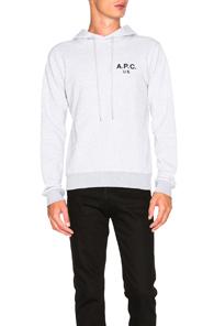 A.p.c. Us Hoodie In Gray