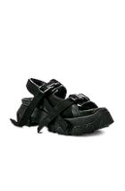 Rick Owens Tractor Sandals In Black