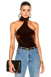 Alix Carmine Bodysuit In Brown