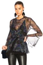 Iro Jorie Top In Abstract,blue