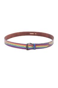 Vetements Hologram Belt In Metallic