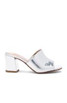 Maryam Nassir Zadeh Leather Mar Mules In Metallics