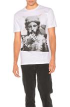 Neil Barrett Tattooed Statue Tee In White