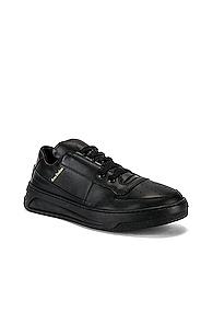 Acne Studios Perey Lace Up Sneakers In Black