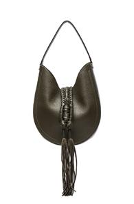 Altuzarra Ghianda Hobo Knot Small Bag In Green
