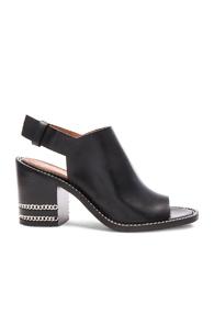 Givenchy Chain Sandals In Black