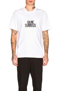 Oamc Numeral Tee In White