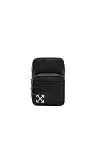Off-white Arrows Crossbody In Black