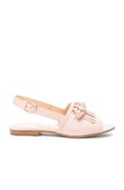 Bionda Castana Leather Aian Sandals In Pink