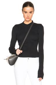 Maison Margiela Rib Knit Sweater In Black