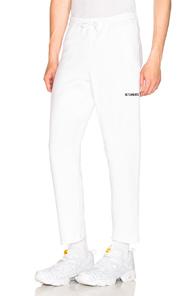 Vetements Small Logo Sweatpants In White
