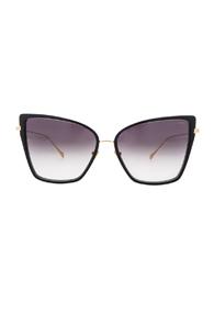 Dita 18k Sunbird Sunglasses In Black