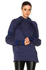 Maggie Marilyn Follow My Lead Hoodie In Blue,stripes