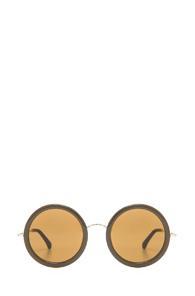 The Row Signature Round Sunglasses In Brown