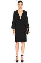 Rosetta Getty Kimono Twist Dress In Black